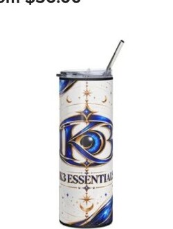 IK3 Essentials Indigo Blue stainless steel tumbler